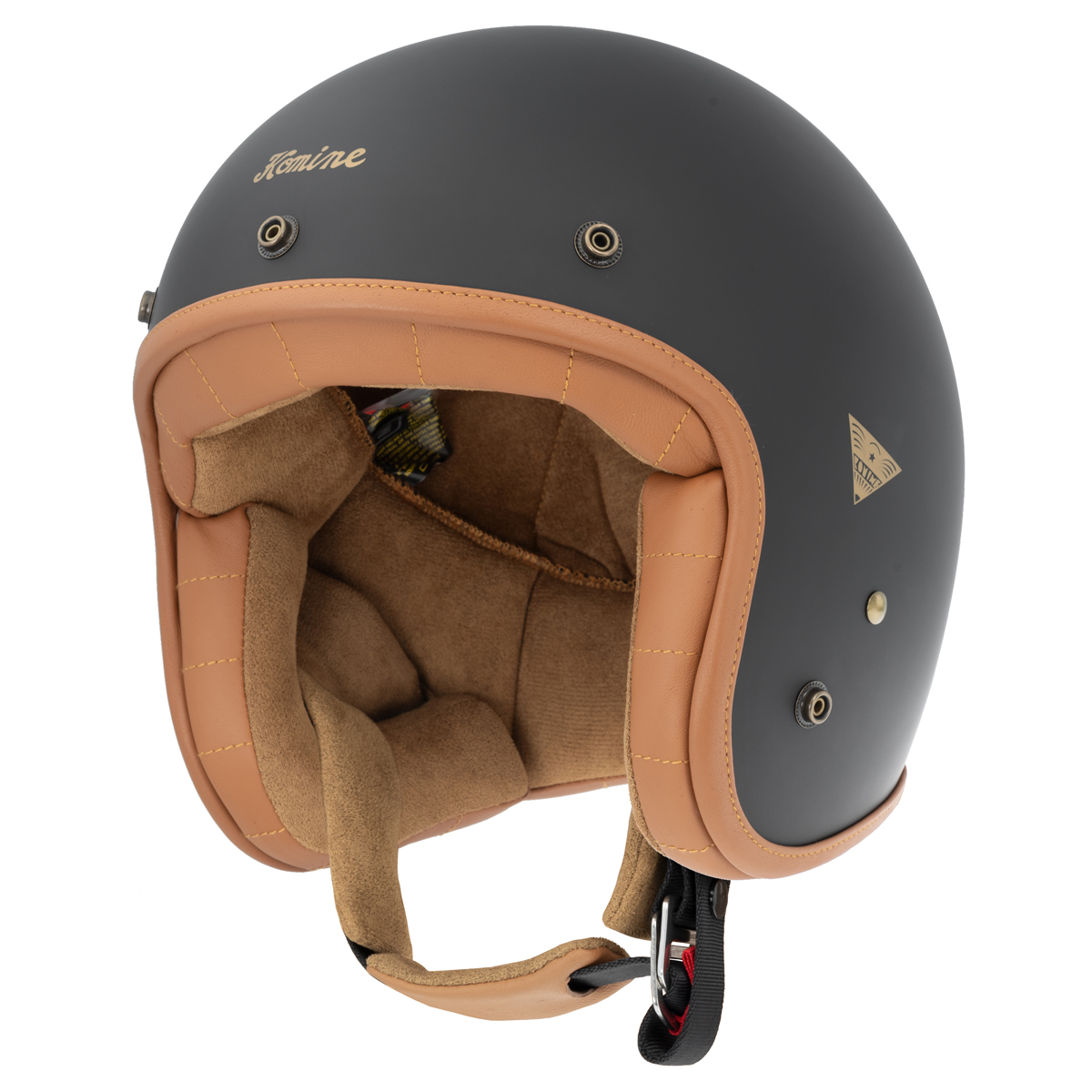 HK-195 ヘリテージ レザー ジェット ヘルメット